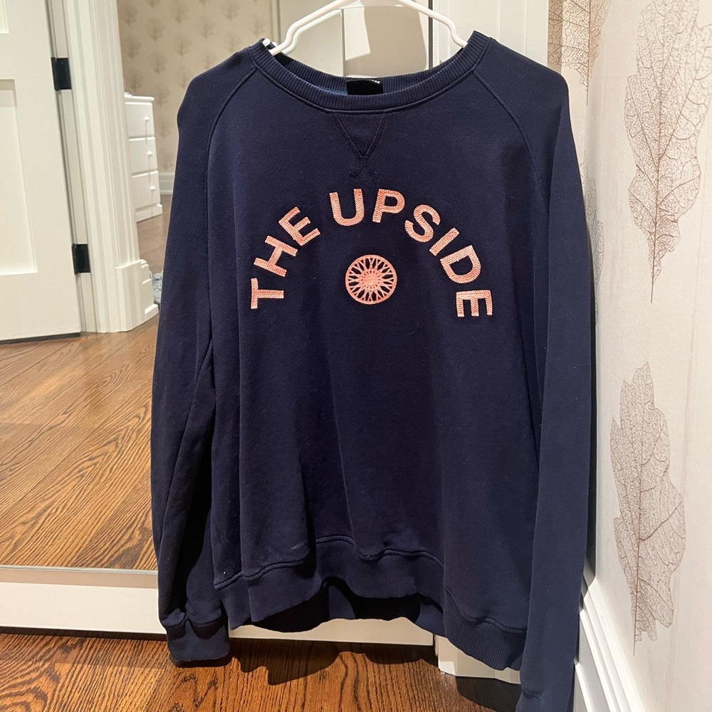 The Upside cycling crewneck